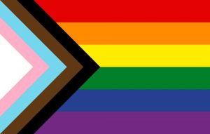 The progress pride flag